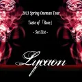 2013 Spring Oneman Tour-Taste of 『Rose』-Set List- (Digital) Cover