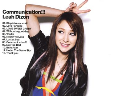 Communication!!! (CD back)
Parole chiave: leah dizon communication!!!